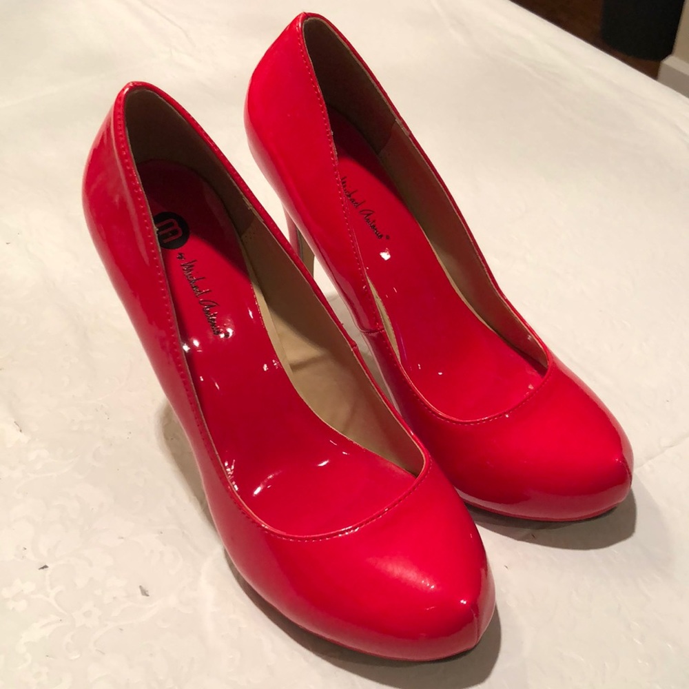 Michael Antonio Red Patent Heels